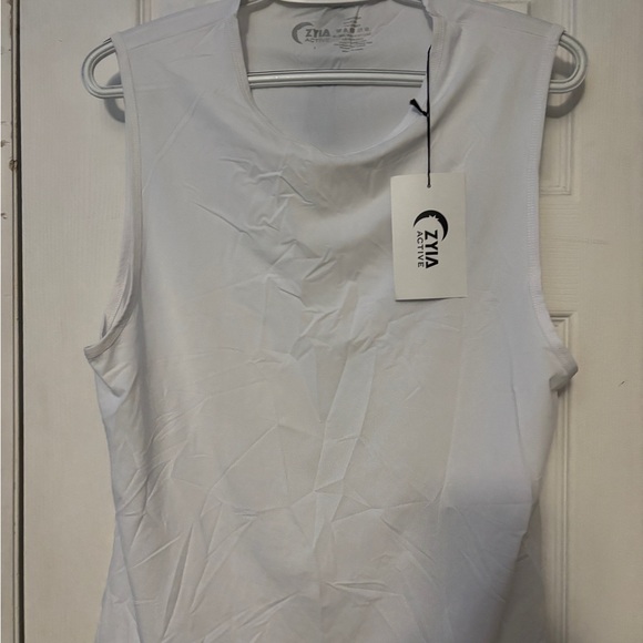 ZYIA Tops - ZYIA White Muscle Tee for Women